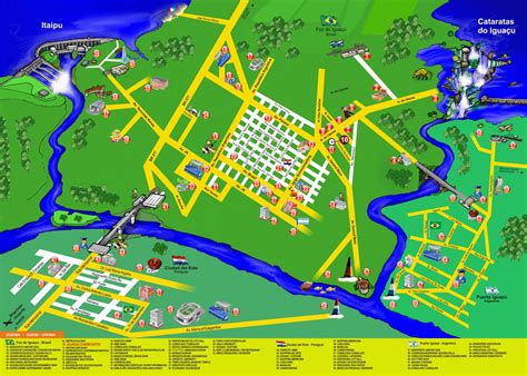 Mapa Foz Do Iguaçu Argentina