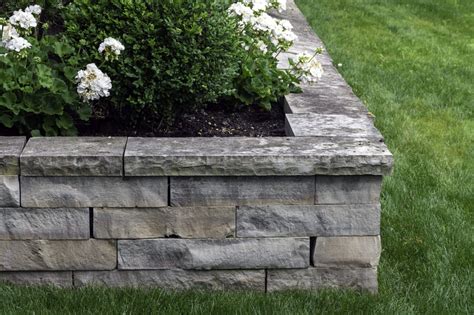 How to Build a Raised Flower Bed with Natural Stone - Hilton Landscape