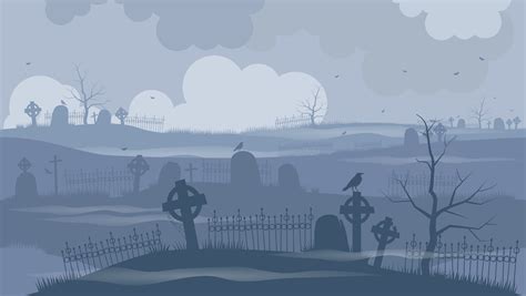 Halloween Drawings Graveyard : Halloween Scary Wallpaper (64+ Images) | Bocagewasual