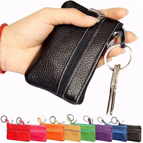 2018 Women Leather Slim Key Case Wallet ID Credit Card Holder Purse ...