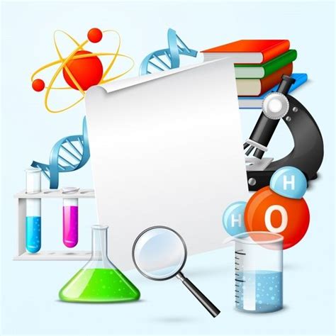 Science Background With Colorful Items | Science background, Powerpoint ...