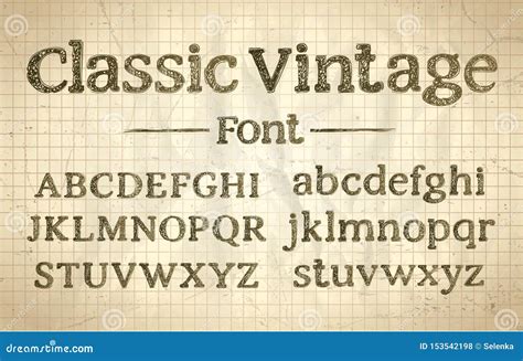 Vintage Lettering Fonts