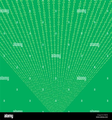 Binary Code Green Background Stock Photo - Alamy