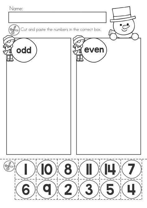 Even and Odd Number Worksheets | 101 Activity