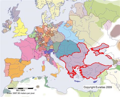 Ottoman Empire Map 1500