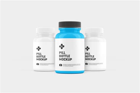 Pill Bottle Mockup - One Dollar Mockup