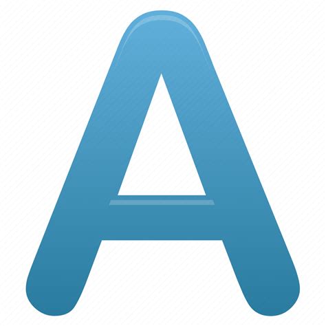 A, blue, letter, letters icon - Download on Iconfinder