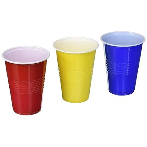 12 Pack Bulk Fun Express Reusable Patriotic Plastic Cups Event & Party Supplies Children's Party ...