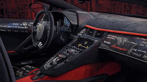 2021 Lamborghini Aventador S by Yohji Yamamoto Interior, HD wallpaper | Peakpx