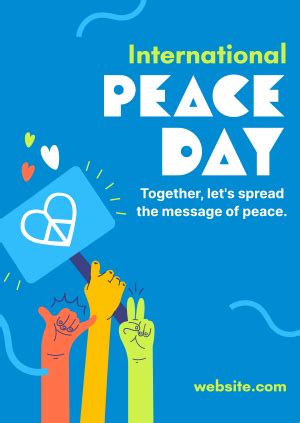 United for Peace Day Poster | BrandCrowd Poster Maker | BrandCrowd