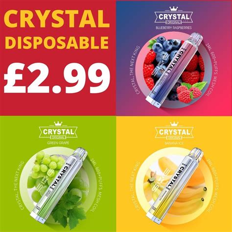 Crystal 600 Vape Bar – £2.99 - Vape Bargains UK