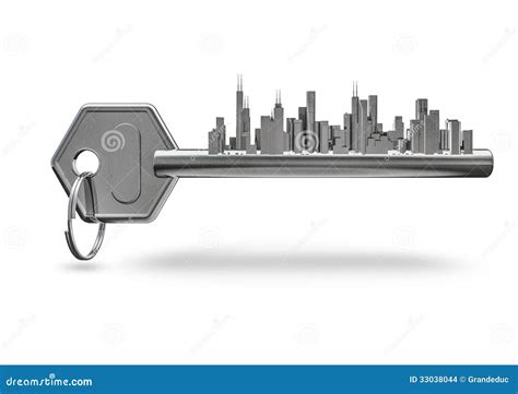 Key city stock illustration. Illustration of loan, open - 33038044