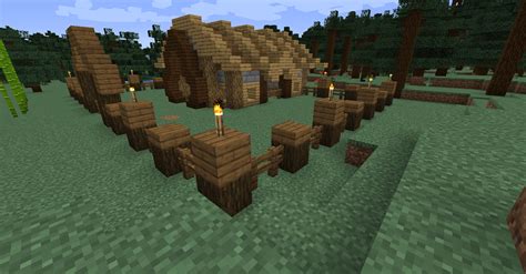 I built a ranch on my survival world. : r/Minecraft