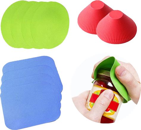 Openers Pad, 10pcs Rubber Jar Grippers for Seniors with Arthritis Weak ...