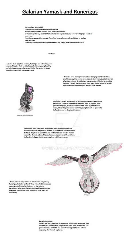 Realistic Pokedex. Entries 562 Galarian form + 867 by wietse110 on ...