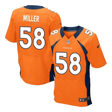 Von Miller Denver Broncos Elite Team Color Jersey - Orange