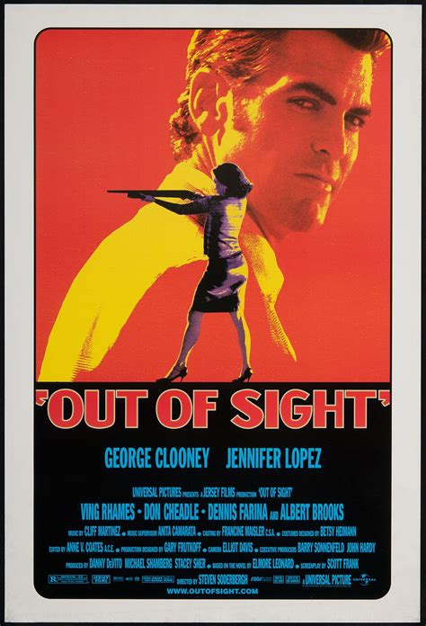 Out of Sight (Steven Soderbergh) | George clooney, Best movie posters, Good movies