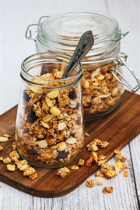 Healthy Homemade Granola Recipe - A Food Lover's Kitchen