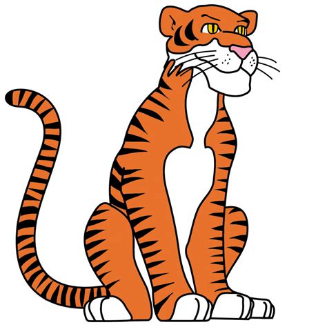 Cartoon Tiger Drawing at GetDrawings | Free download