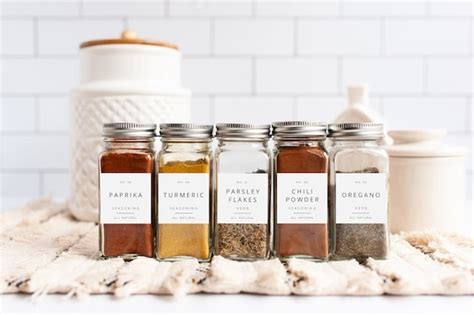 Avery 22806 Spice Jar Labels Template 2 Inch Modern | Etsy