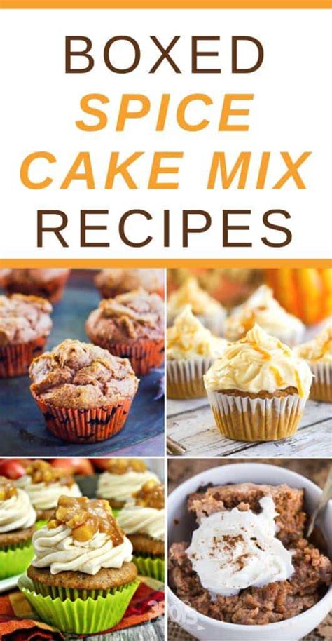 Recipes Using Spice Cake Mix