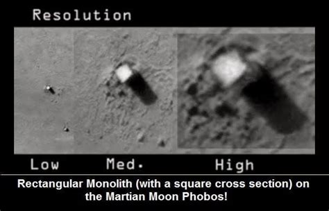 Nobody is asking about the monolith on the mars moon phobos? - 9GAG