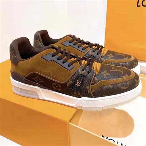 Louis Vuitton Trainer Sneaker Denim Monogram | semashow.com