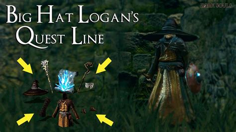 Dark Souls - How To Get All Of Big Hat Logan's Items/Spells & Completing His Quest Line! - YouTube