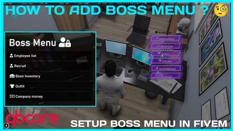 QBCore Setup BOSS MENU Script *FREE* | FiveM Roleplay Scripts | FiveM ...