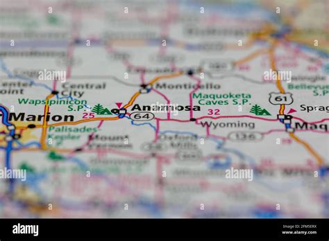 Anamosa iowa map hi-res stock photography and images - Alamy