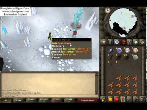 Ice warriors safe spot- Runescape 07 - YouTube