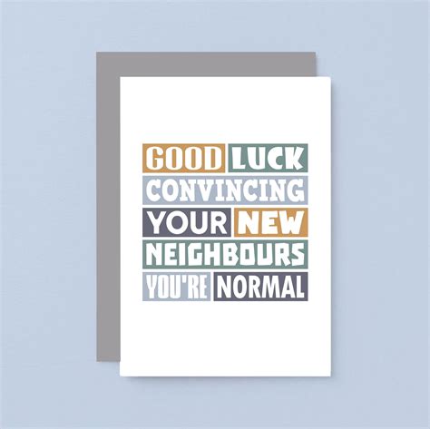 Funny New Home Card Funny New House Card Congratulations - Etsy