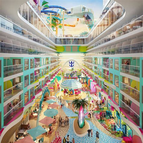 royal caribbean's icon of the seas to sail in 2024 as world’s biggest cruise ship with waterpark