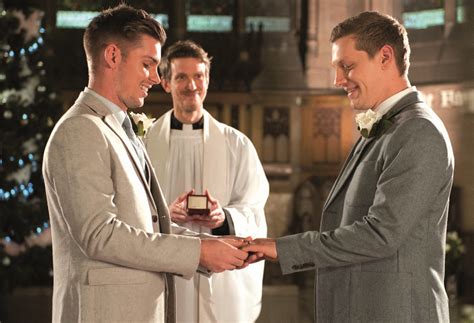 Hollyoaks' James Sutton: John Paul and Ste say ‘I do’...but very nearly ...