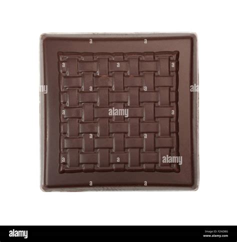 Dark Chocolate Block. Isolated with clipping path Stock Photo - Alamy