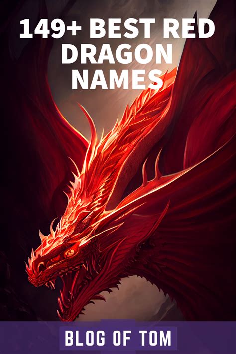 149+ BEST RED DRAGON NAMES | Dragon names, Red dragon, Viking names