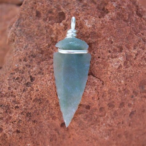 Arrowhead Pendant, Unisex, Natural Arrowhead, Arrowhead Jewelry ...