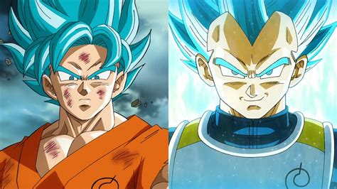 Así son Goku y Vegeta con el Super Saiyan Blue en DBZ: Kakarot