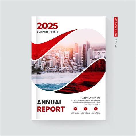 Premium Vector | Annual report cover design