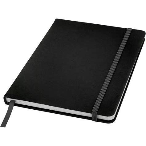 Spectrum A5 notebook - blank pages, solid black, 1,2 x 14 x (Notebook) - Reklámajándék.hu Ltd.