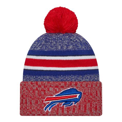 Bills 2023 New Era Alternate Sideline Cuffed Pom Knit Hat – The Bills Store