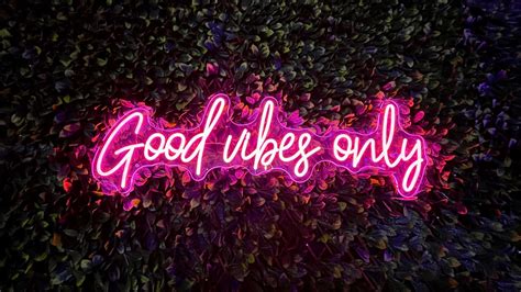 Download Cute Neon Pink Phrase Sign Wallpaper | Wallpapers.com