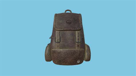 Backpack 10 - Rust Leather 3D Model by gsommer