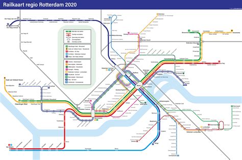 Metro and tram network of Rotterdam, The Netherlands : r/TransitDiagrams