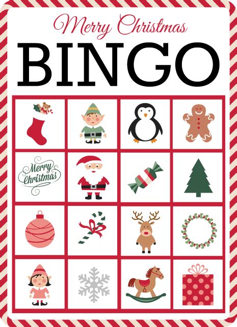 Christmas Bingo- Free Printable - Grace and Good Eats