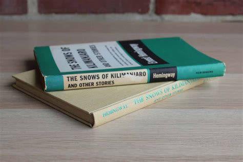 The Snows of Kilimanjaro and Other Stories by Ernest Hemingway – The Standing Rabbit