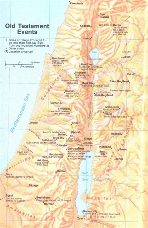 Old Testament Events Map... Free Bible Maps - Bible Studies | Bible mapping, Old testament ...