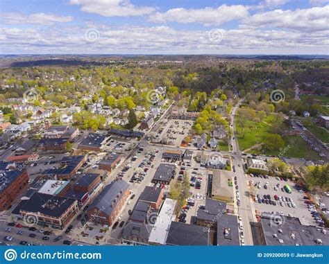 Andover Aerial View Massachusetts USA Stock Image - Image of ...