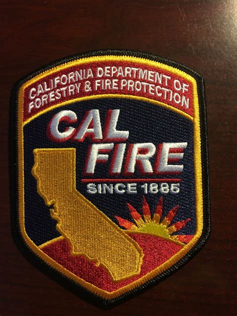 California Department of Forestry Patch Cal Fire | Etsy