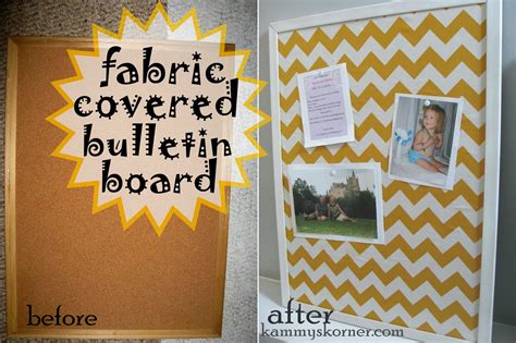 Kammy's Korner: Fabric Covered Bulletin Board